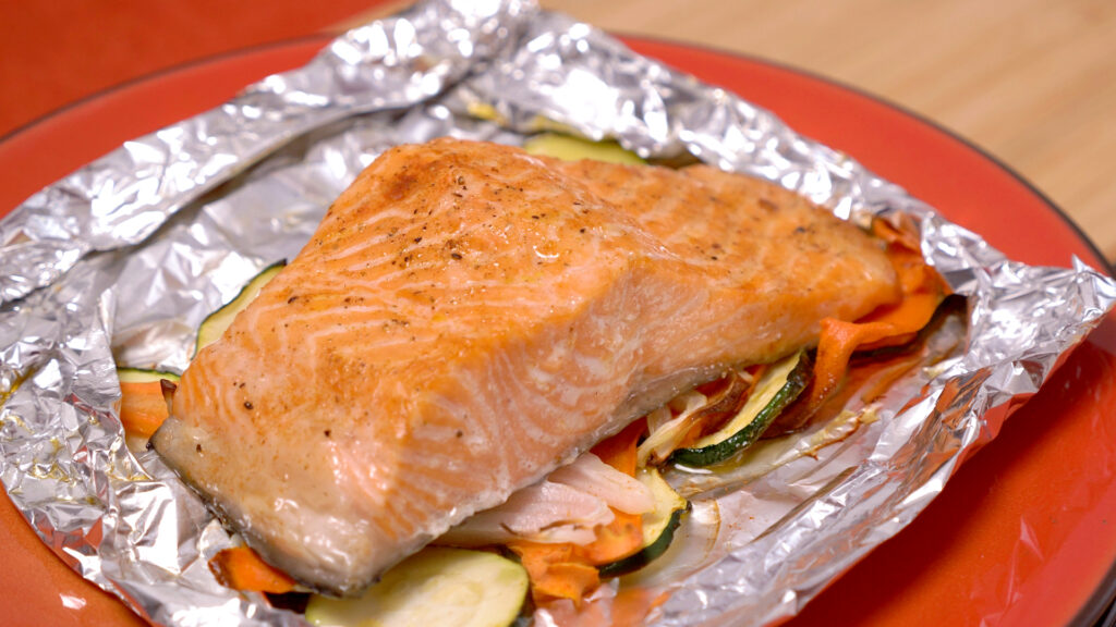 Salmon al Papillote en Freidora de Aire